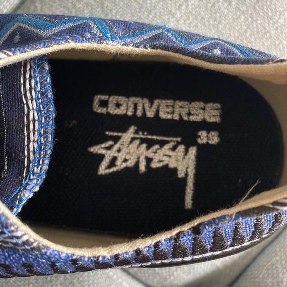 Converse X Stussy 35th Anniversary 70 Tom Tom Chuck Taylor Sneakers - Picture 9 of 16